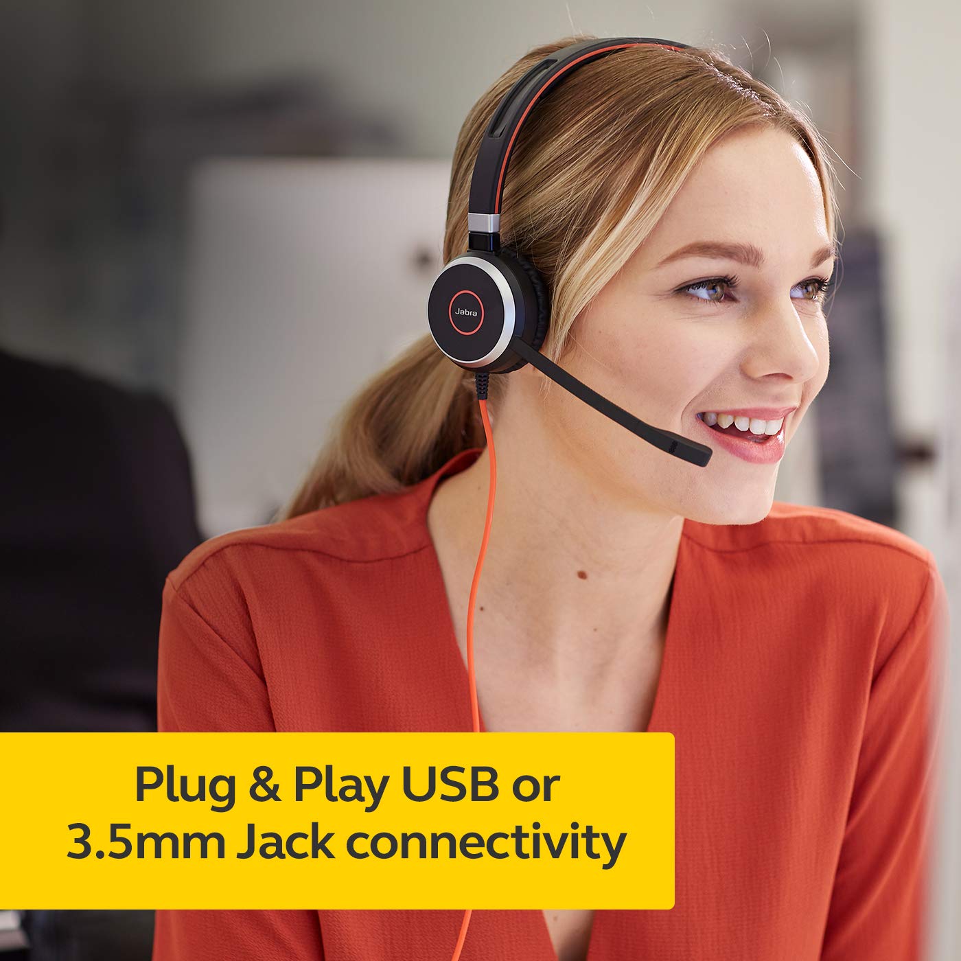 Foto 5 pulgar | Auriculares Con Cable Jabra Evolve 40 Professional Stereo Con Conector De 3,5 Mm - Venta Internacional.