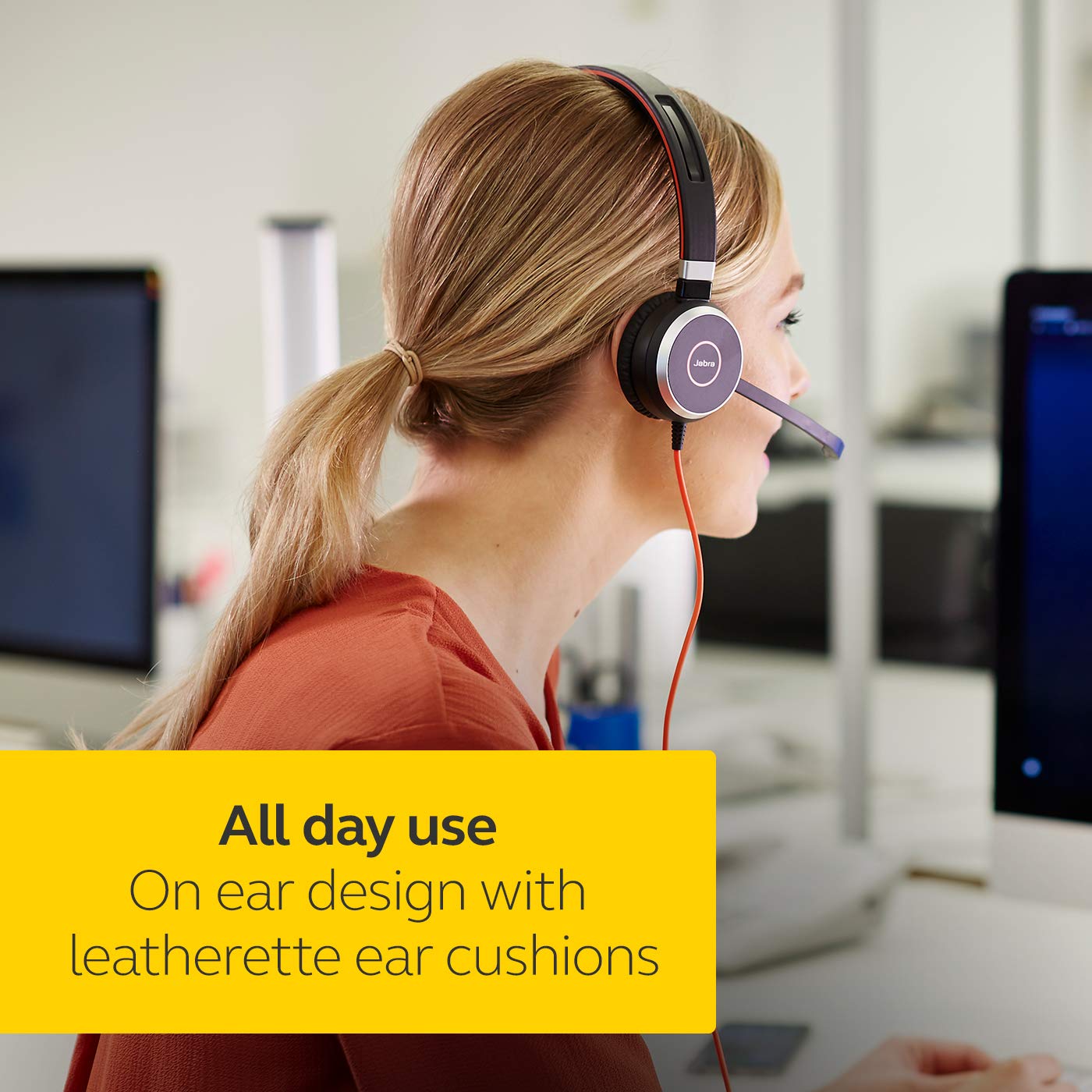 Foto 7 | Auriculares Con Cable Jabra Evolve 40 Professional Stereo Con Conector De 3,5 Mm - Venta Internacional.