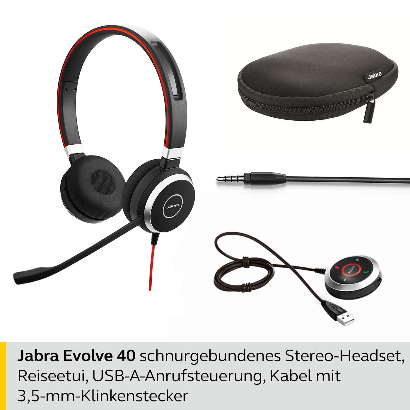 Foto 3 pulgar | Auriculares Con Cable Jabra Evolve 40 Professional Stereo Con Conector De 3,5 Mm - Venta Internacional.