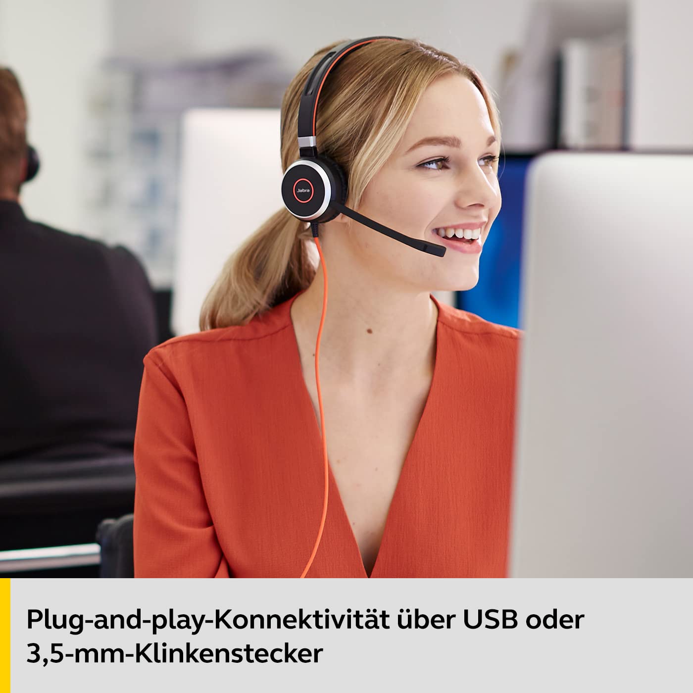 Foto 4 pulgar | Auriculares Con Cable Jabra Evolve 40 Professional Stereo Con Conector De 3,5 Mm - Venta Internacional.