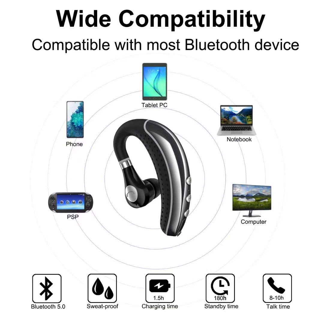 Foto 4 pulgar | Auriculares Bluetooth Comexion V5.0 Bluetooth Con Micrófono 110 Mah - Venta Internacional.