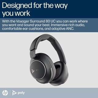 Foto 2 | Auriculares Bluetooth Poly Voyager Surround 80 Uc Cancelación de Ruido - Venta Internacional