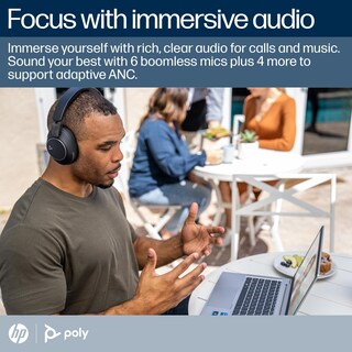 Foto 3 | Auriculares Bluetooth Poly Voyager Surround 80 Uc Cancelación de Ruido - Venta Internacional