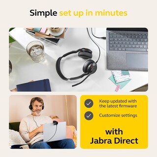Foto 4 | Audífono Alámbrico Jabra con Micrófono-Venta Internacional