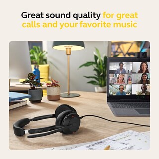 Foto 5 | Audífono Alámbrico Jabra con Micrófono-Venta Internacional