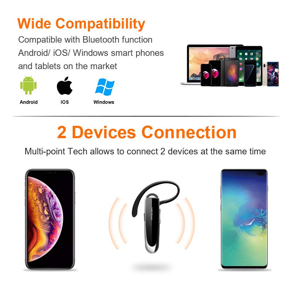 Foto 5 | Auricular Bluetooth Link Dream Inalámbrico - Venta Internacional