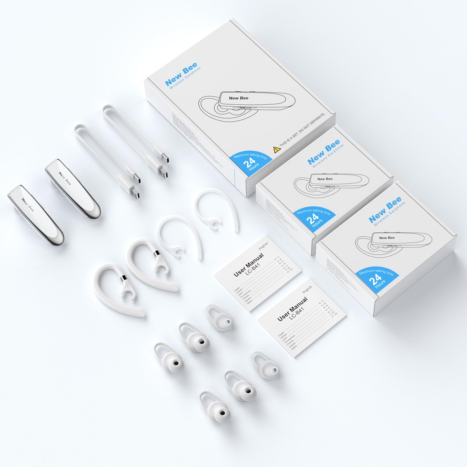 Foto 8 pulgar | Audífonos In Ear New Bee con Bluetooth-Venta Internacional