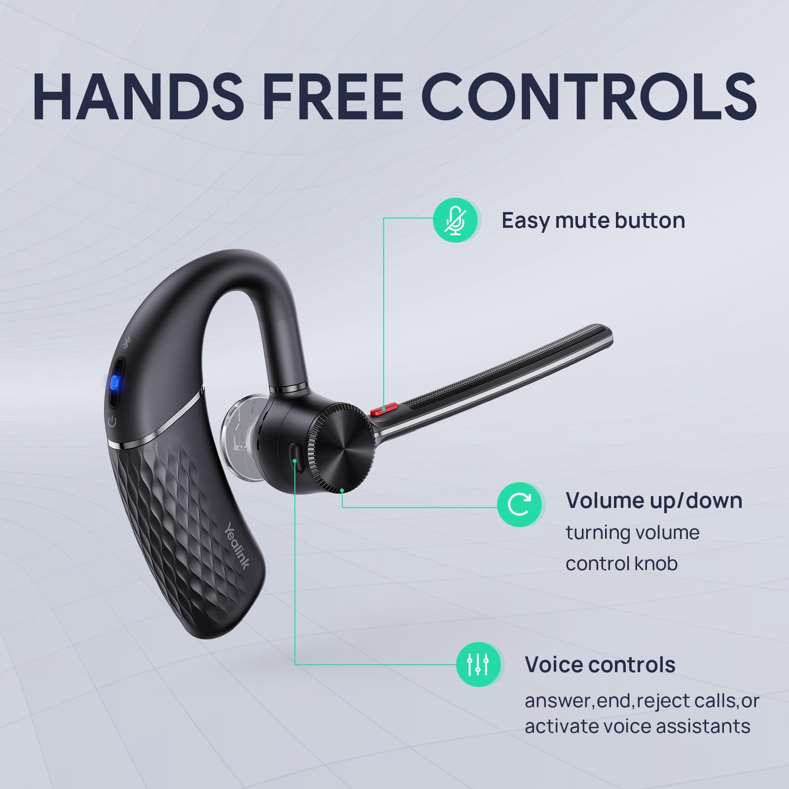 Foto 4 pulgar | Auriculares Bluetooth Yealink con Cancelación de Ruido - Venta Internacional