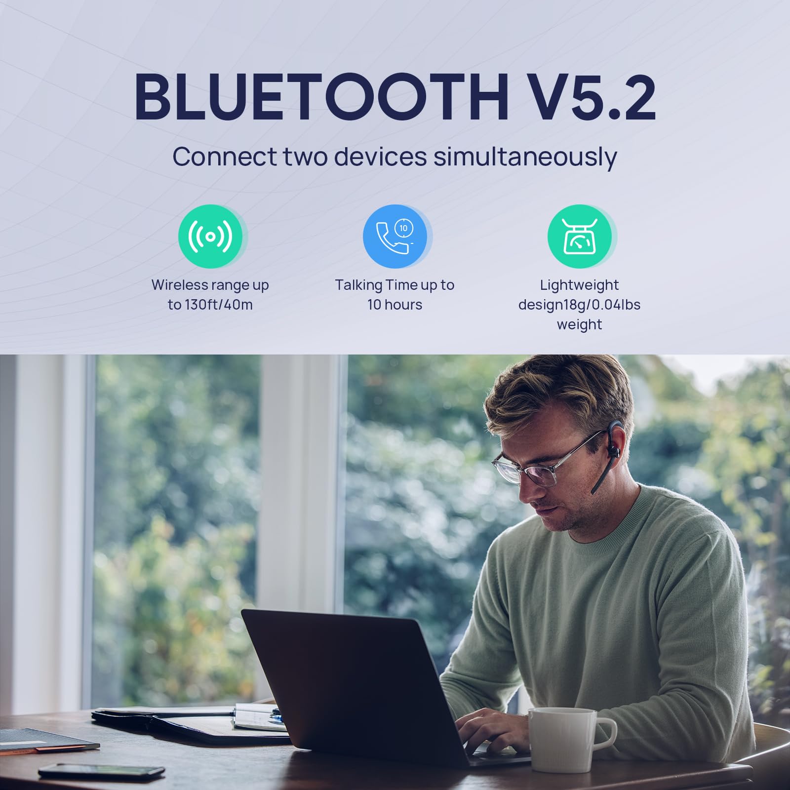 Foto 5 pulgar | Auriculares Bluetooth Yealink con Cancelación de Ruido - Venta Internacional