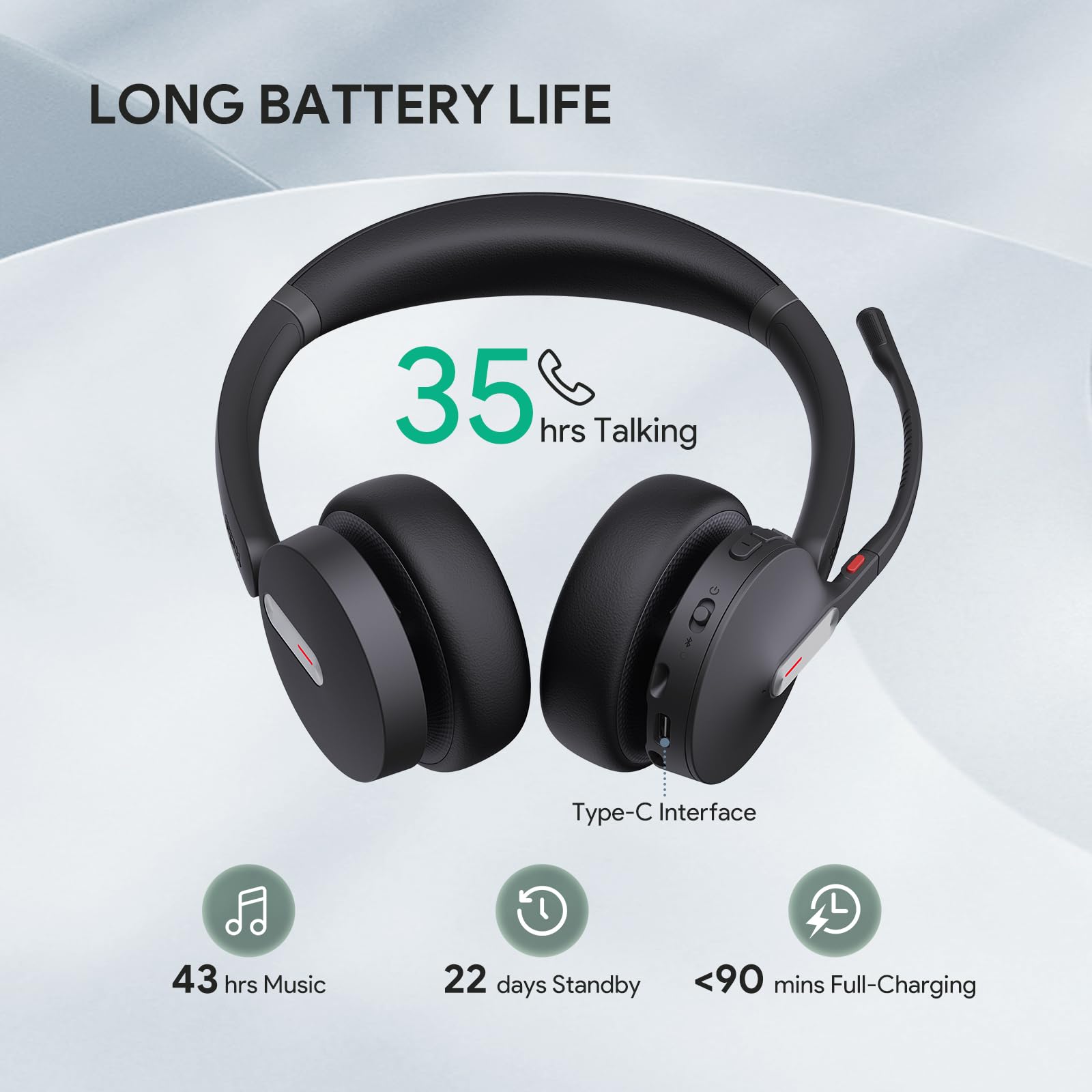 Foto 4 pulgar | Auriculares Inalámbricos Bluetooth Yealink con Micrófono - Venta Internacional
