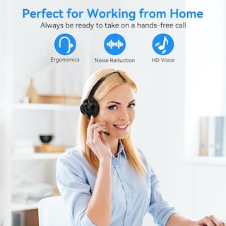 Foto 7 | Auriculares Bluetooth Ausdom Trucker Inalámbricos 5.2 con Micrófono - Venta Internacional