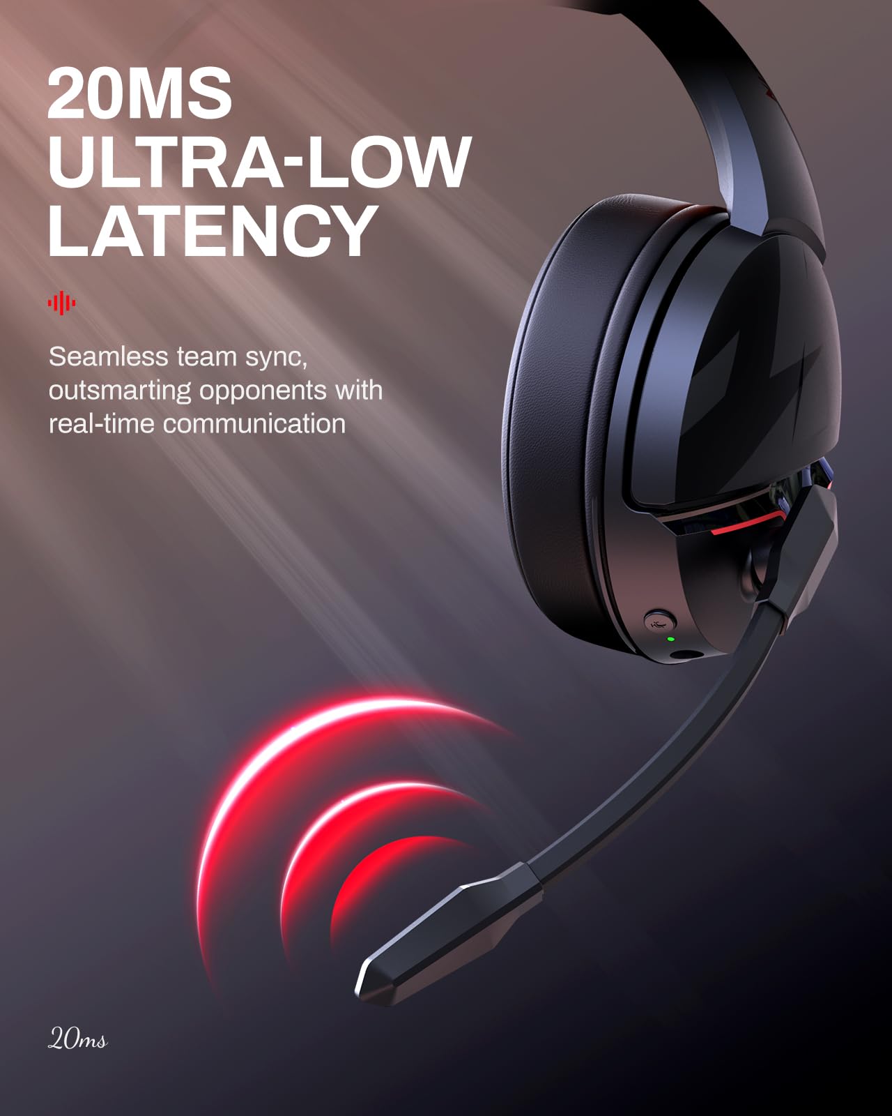 Foto 6 pulgar | Auriculares Inalámbricos Para Juegos Acer Flex De 2,4 Ghz Con Batería De 100 H - Venta Internacional.