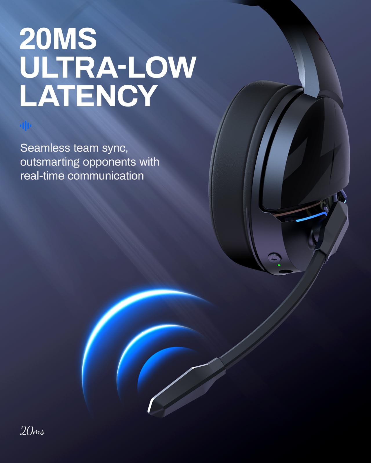 Foto 6 pulgar | Auriculares Inalámbricos Para Juegos Acer Flex De 2,4 Ghz Con Batería De 100 H - Venta Internacional.