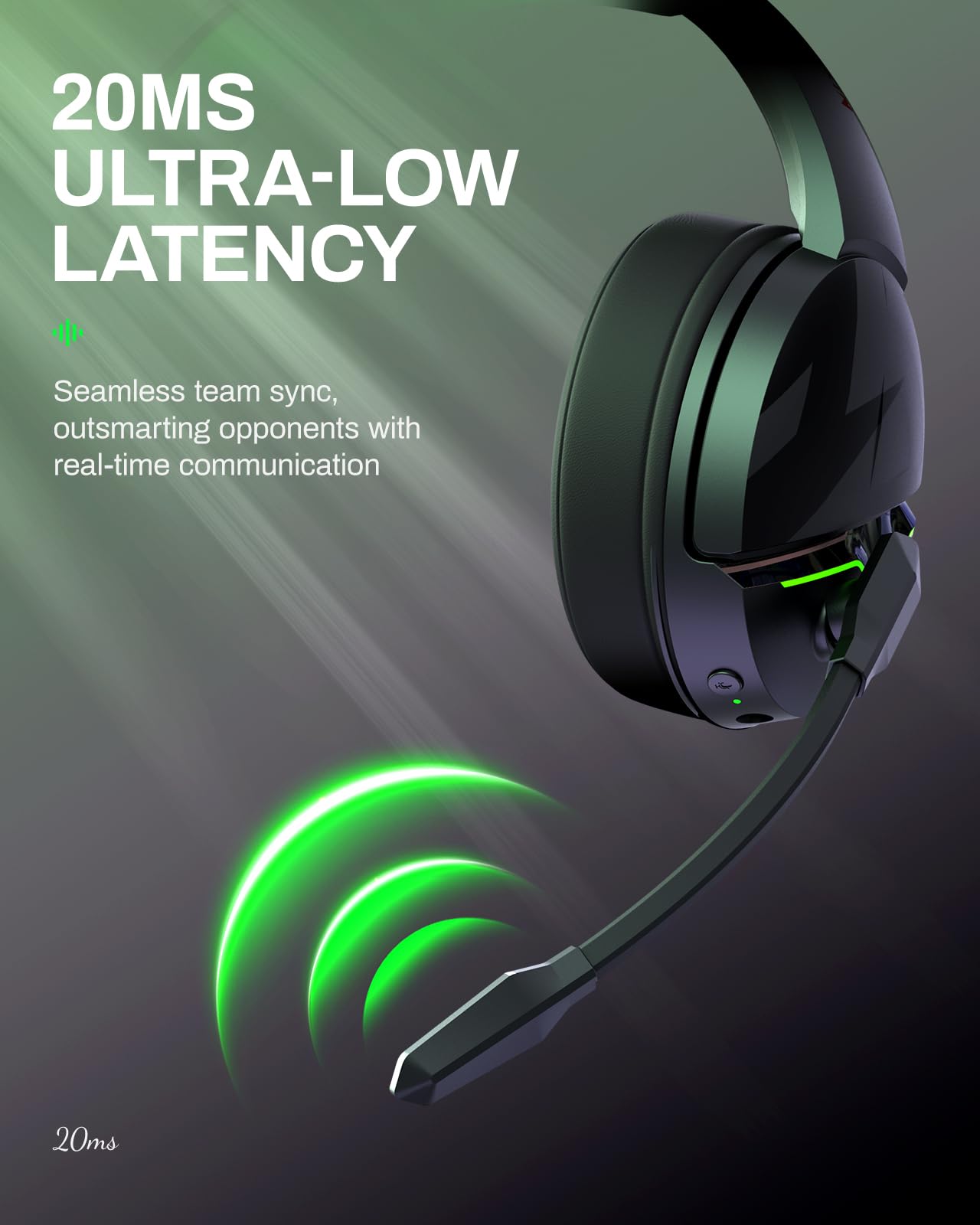 Foto 6 pulgar | Auriculares Inalámbricos Para Juegos Acer Flex De 2,4 Ghz Con Batería De 100 H - Venta Internacional.