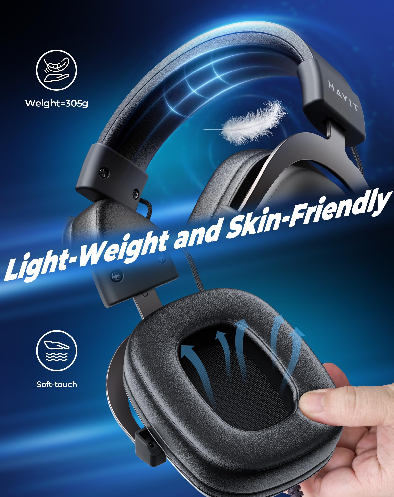 Foto 4 pulgar | Auriculares para Juegos Havit H2002d Para Ps4 Pc Ps5 Con Sonido Envolvente - Venta Internacional