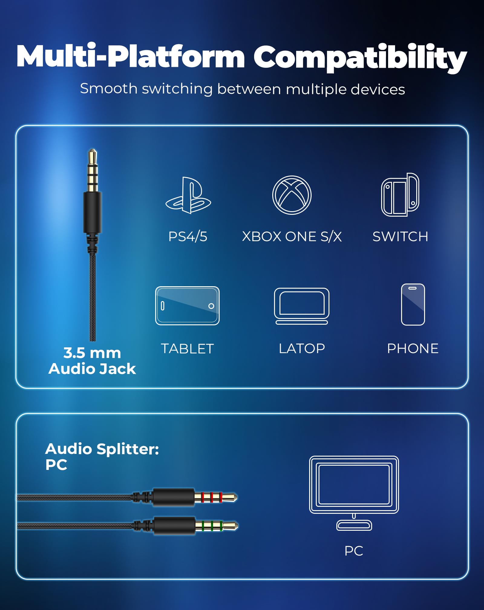 Foto 6 pulgar | Auriculares para Juegos Havit H2002d Para Ps4 Pc Ps5 Con Sonido Envolvente - Venta Internacional