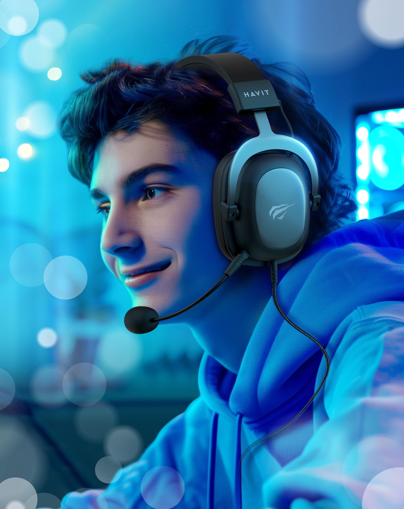Foto 7 pulgar | Auriculares para Juegos Havit H2002d Para Ps4 Pc Ps5 Con Sonido Envolvente - Venta Internacional