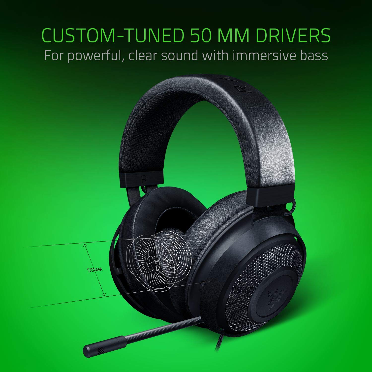 Foto 3 pulgar | Auriculares Razer Kraken Black Con Sonido Envolvente 7.1 Para Juegos - Venta Internacional