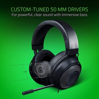 Foto 2 | Auriculares Razer Kraken Black Con Sonido Envolvente 7.1 Para Juegos - Venta Internacional