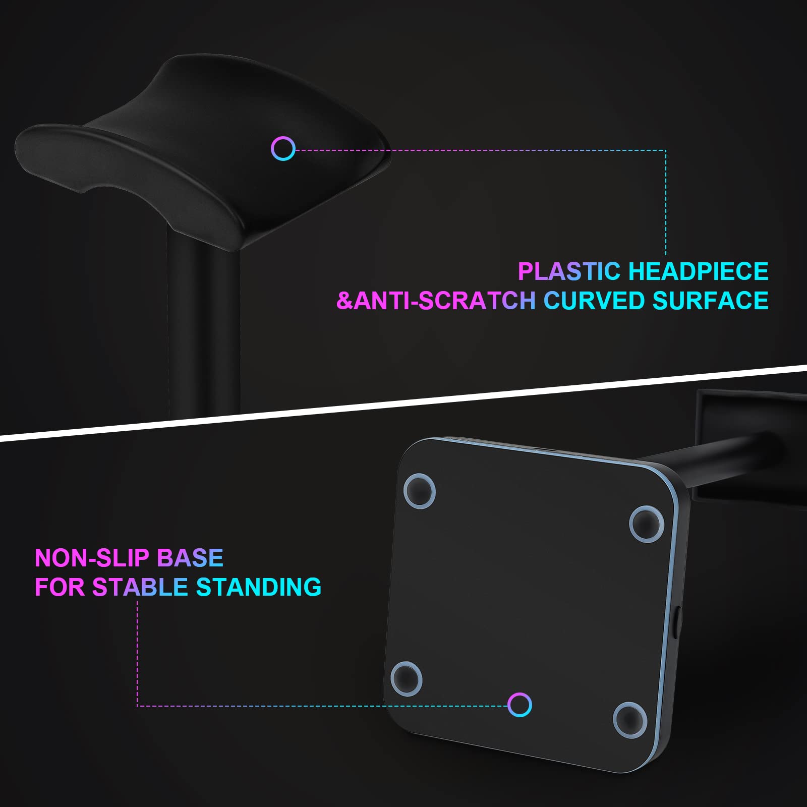 Foto 5 pulgar | Soporte para Auriculares con Cargador Inalámbrico Teedor Gaming Holder - Venta Internacional