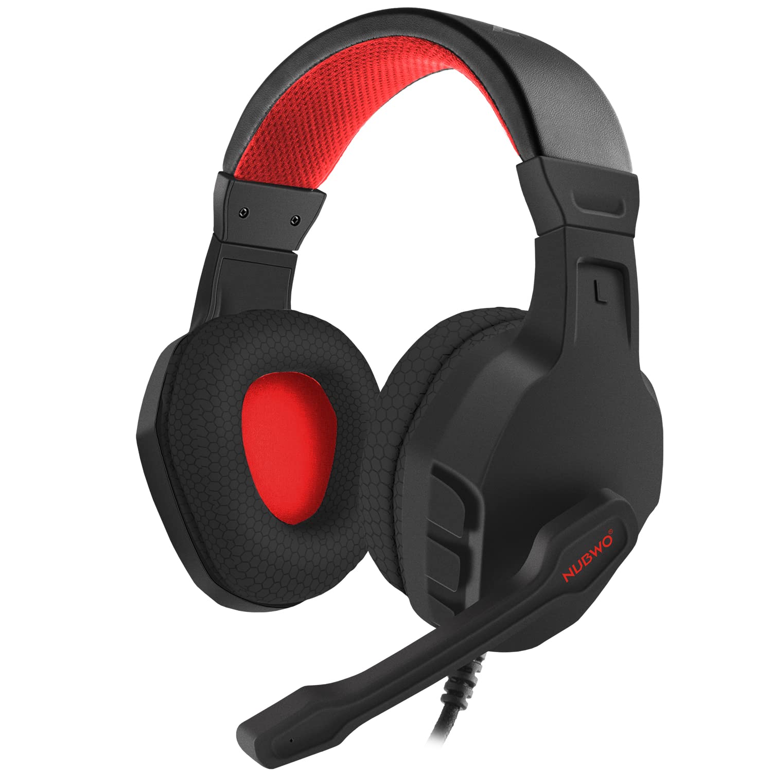 Foto 2 pulgar | Auriculares Para Juegos Nubwo U3 Con Micrófono Para Pc Ps4 Ps5 Xbox Mac Red - Venta Internacional.