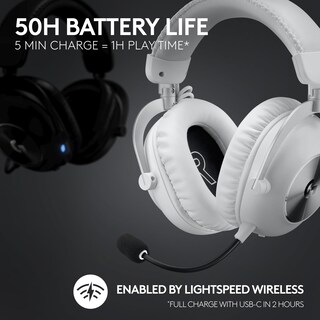 Foto 3 | Audífonos Inalámbricos Gaming Logitech G Pro X 2 Blancos-Venta Internacional