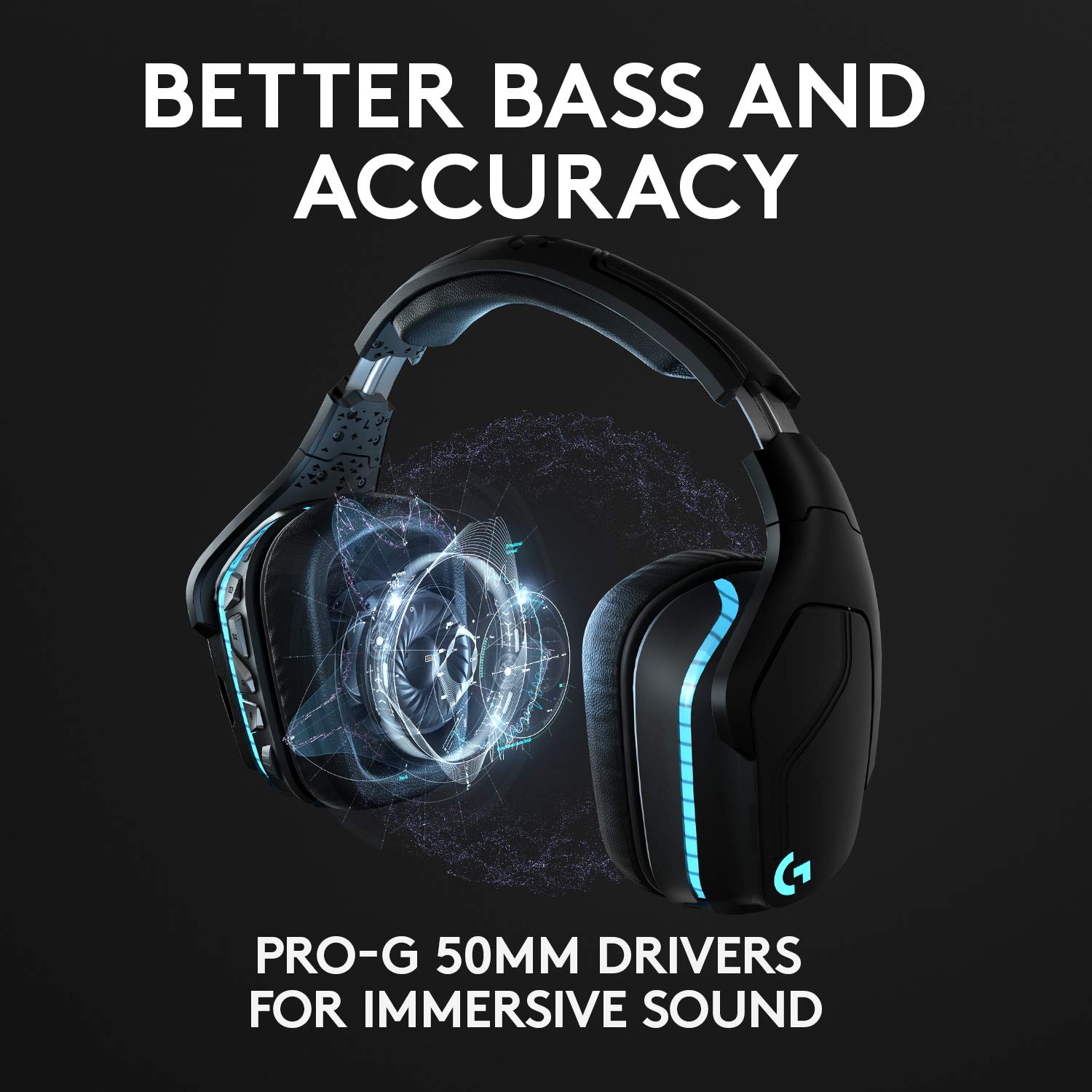 Foto 4 pulgar | Audífonos Inalámbricos Gaming Logitech G G935 Negros-Venta Internacional