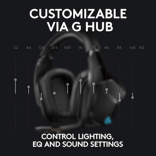 Foto 5 | Audífonos Inalámbricos Gaming Logitech G G935 Negros-Venta Internacional