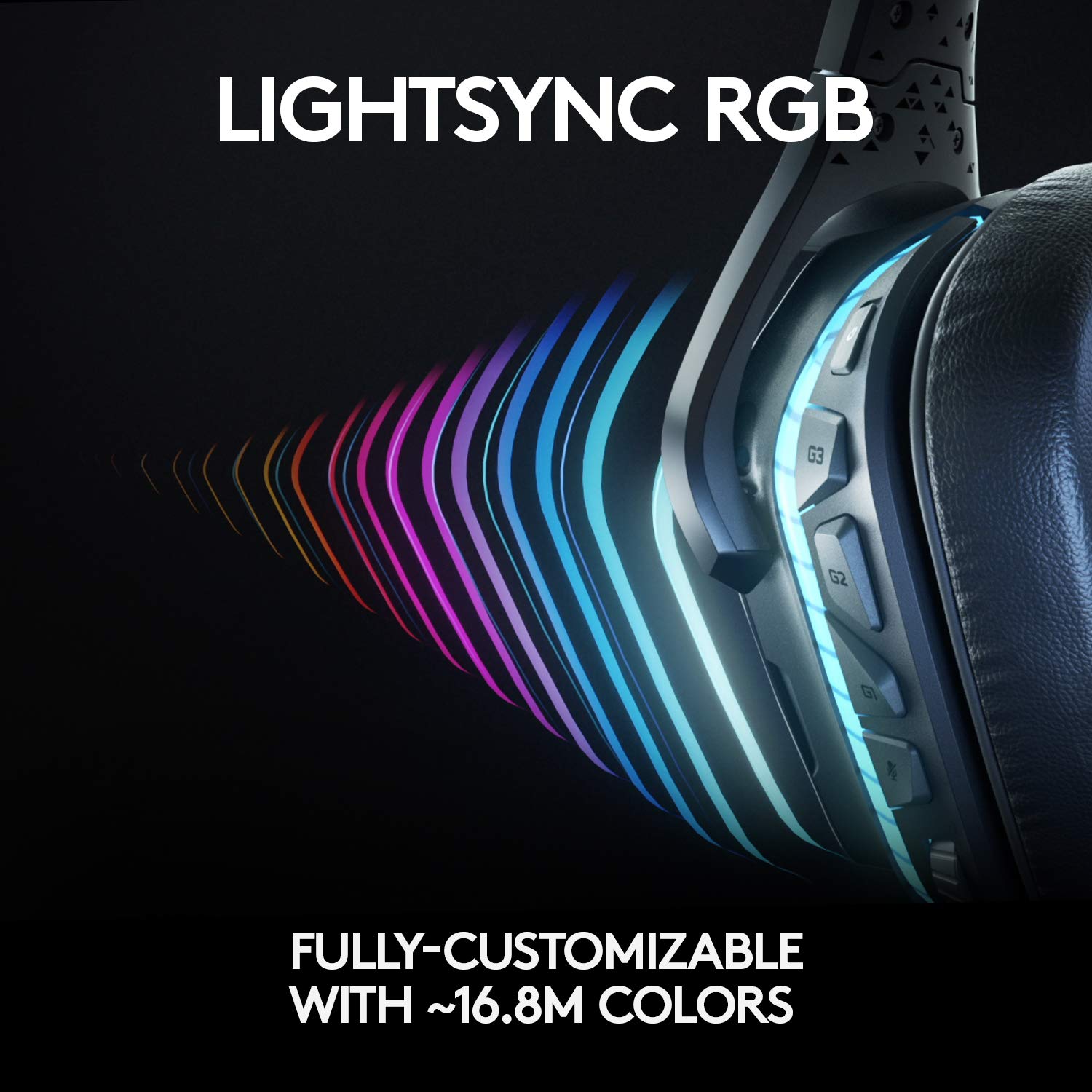 Foto 8 pulgar | Audífonos Inalámbricos Gaming Logitech G G935 Negros-Venta Internacional