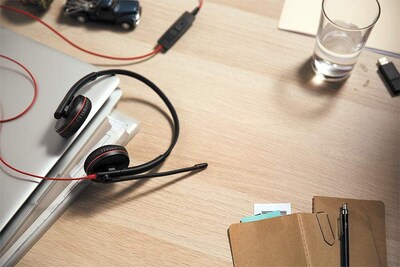 Foto 2 | Auriculares Plantronics Blackwire 3220 con Cable de Doble Oído y Micrófono Boom - Venta Internacional