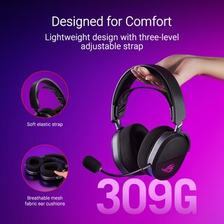 Foto 3 | Auriculares Inalámbricos Asus Rog Pelta Bt Usb-c Negros 309g - Venta Internacional