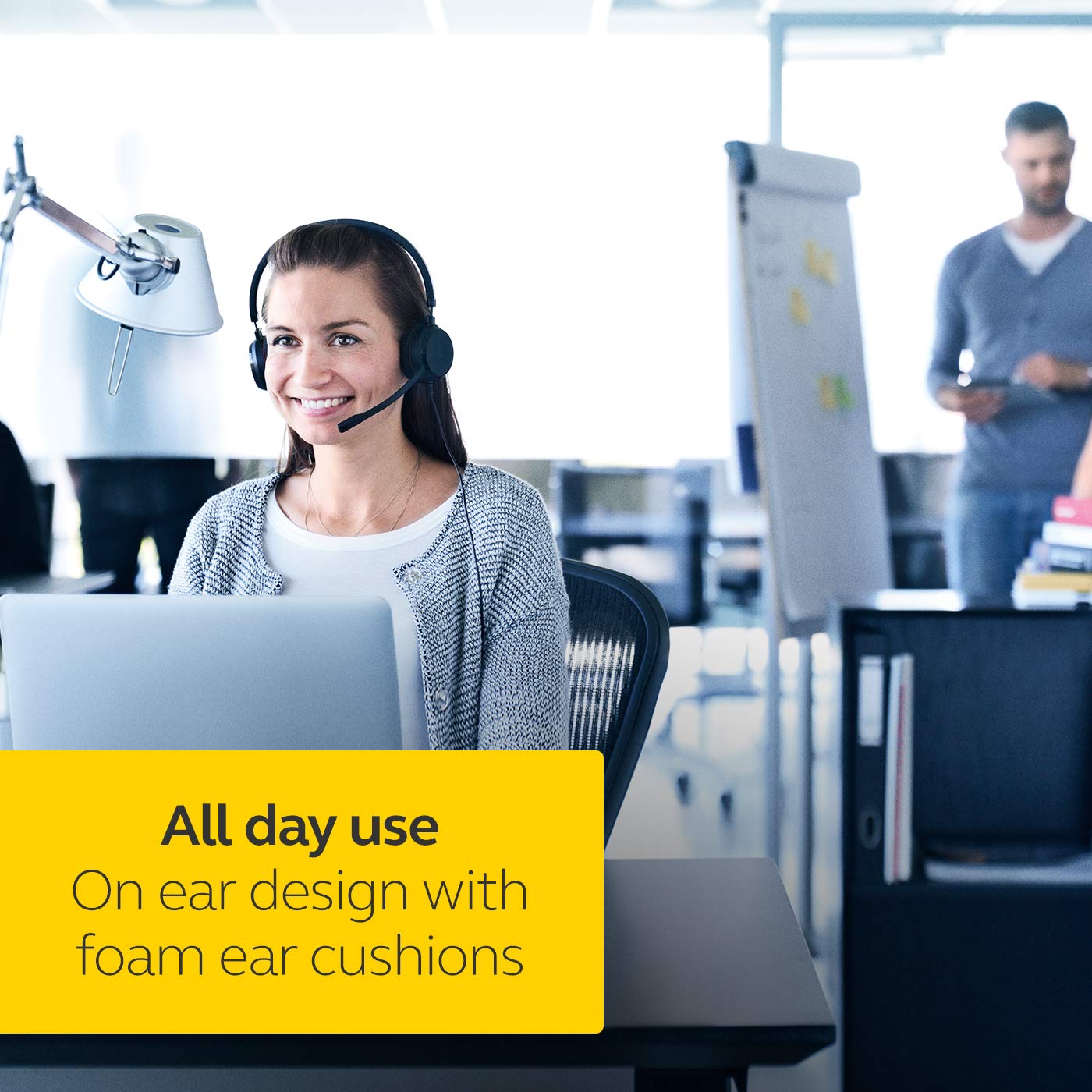 Foto 5 pulgar | Auriculares Jabra Evolve 20 Microsoft Lync Estéreo Negros - Venta Internacional