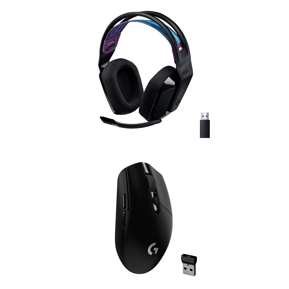 Auriculares Inalámbricos Para Juegos Logitech G535 + Mouse G305 Negros - Venta Internacional.