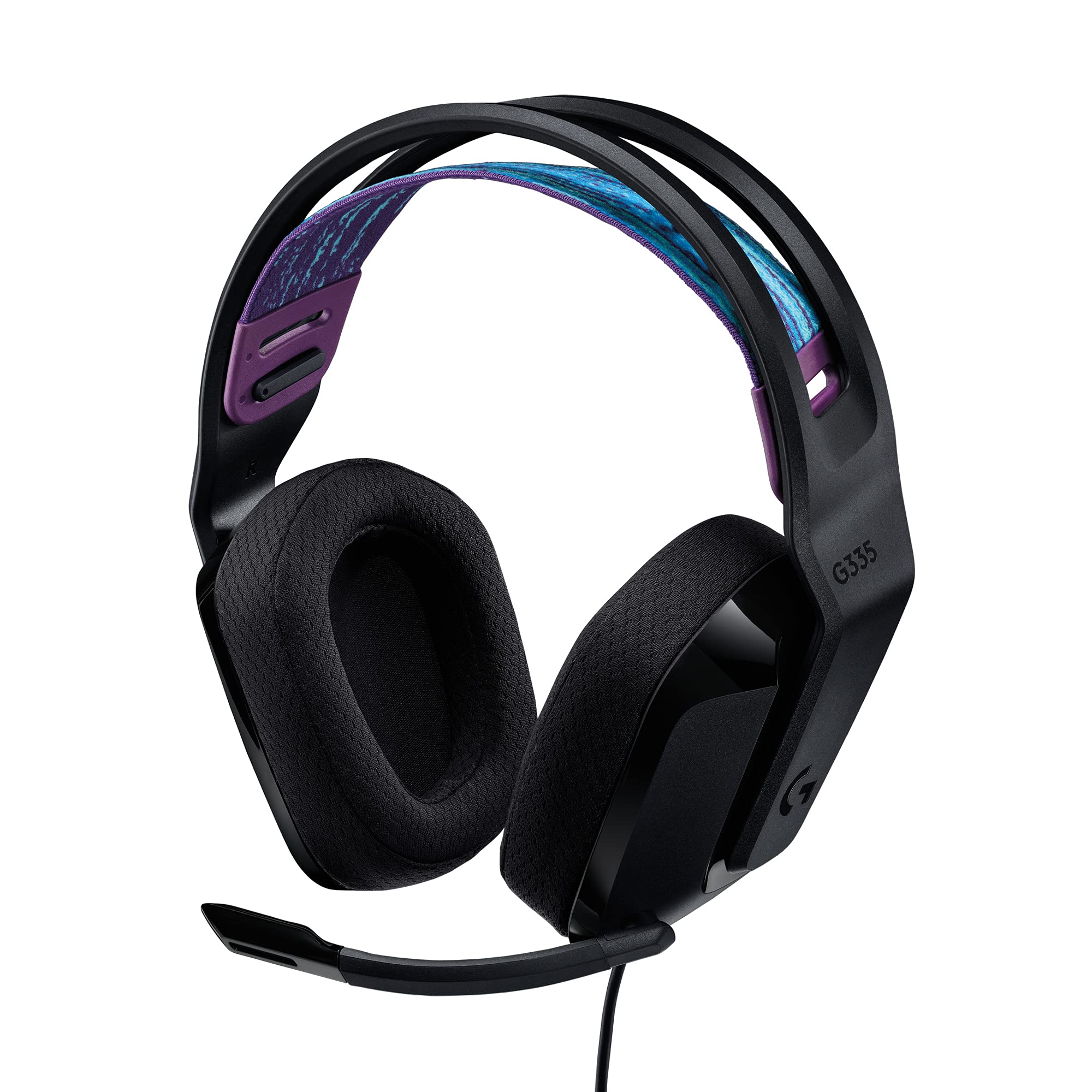 Foto 2 | Paquete de Auriculares para Juegos Logitech G335 + G203 con Cable y Mouse Negros - Venta Internacional