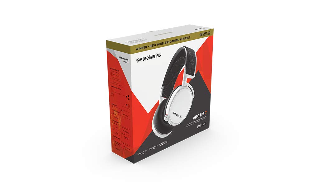 Foto 6 pulgar | Auriculares Para Juegos Steelseries Arctis 7 Inalámbricos Blancos - Venta Internacional.