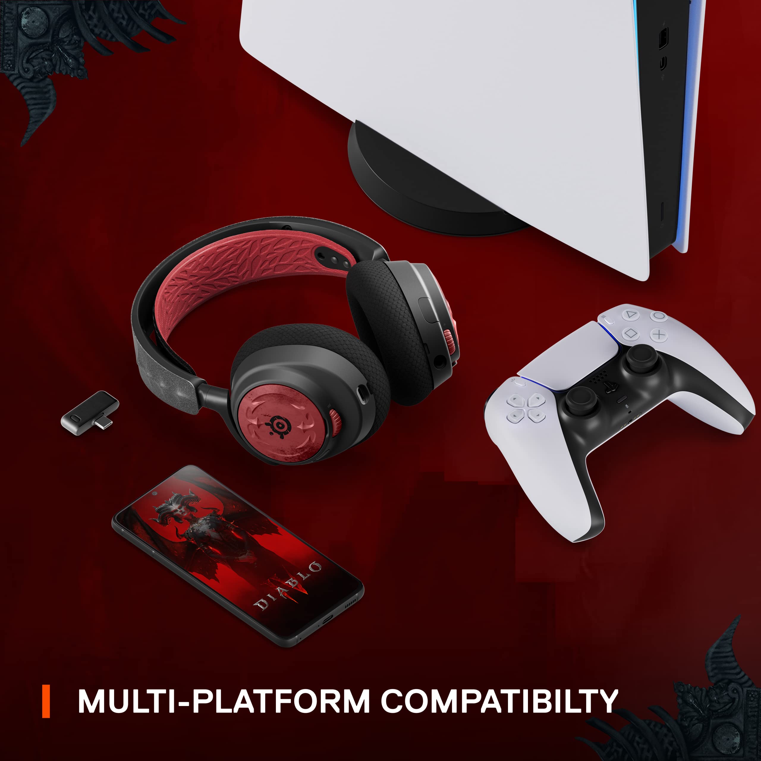 Foto 4 pulgar | Auriculares Para Juegos Steelseries Arctis Nova 7 Wireless Diablo Iv - Venta Internacional.