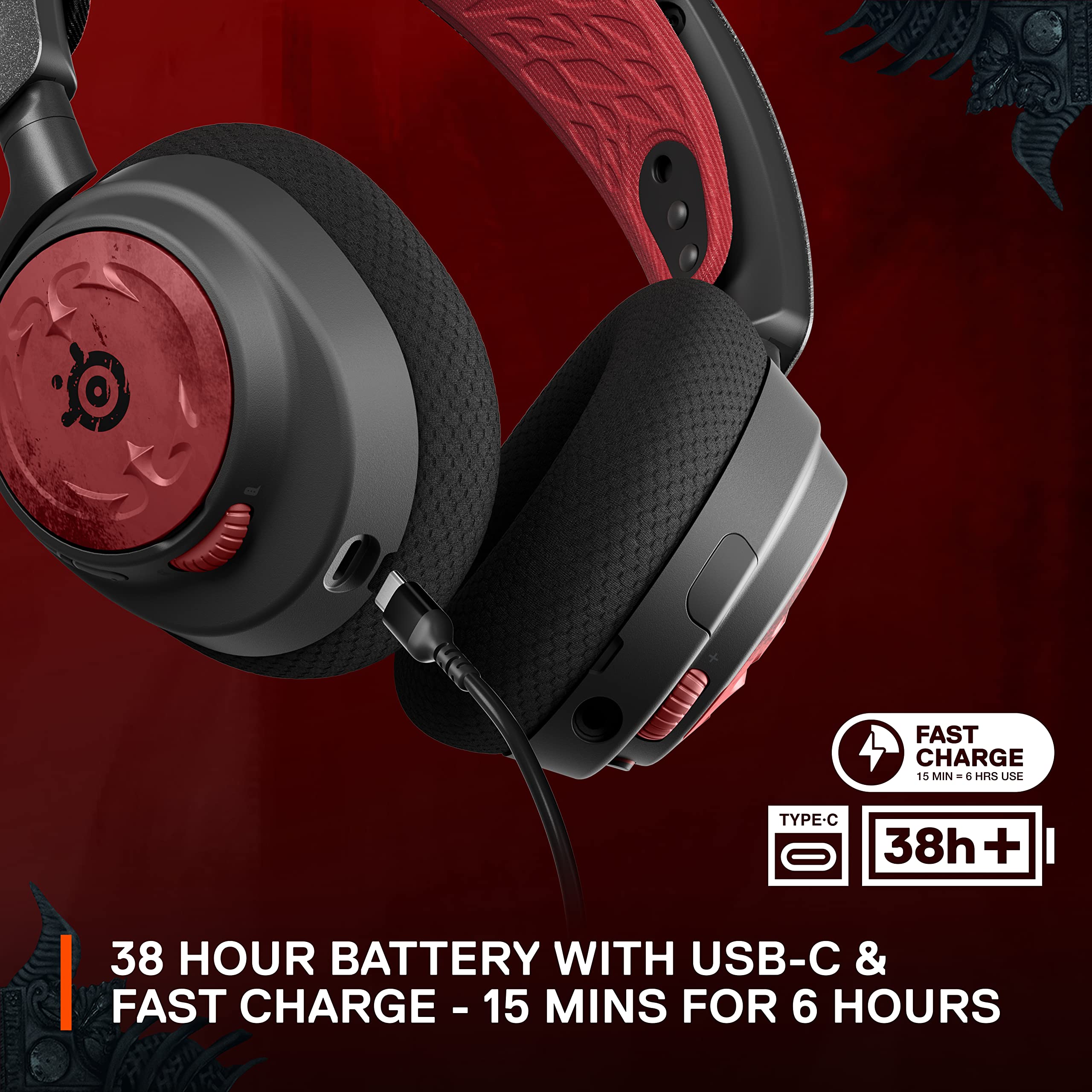 Foto 5 pulgar | Auriculares Para Juegos Steelseries Arctis Nova 7 Wireless Diablo Iv - Venta Internacional.