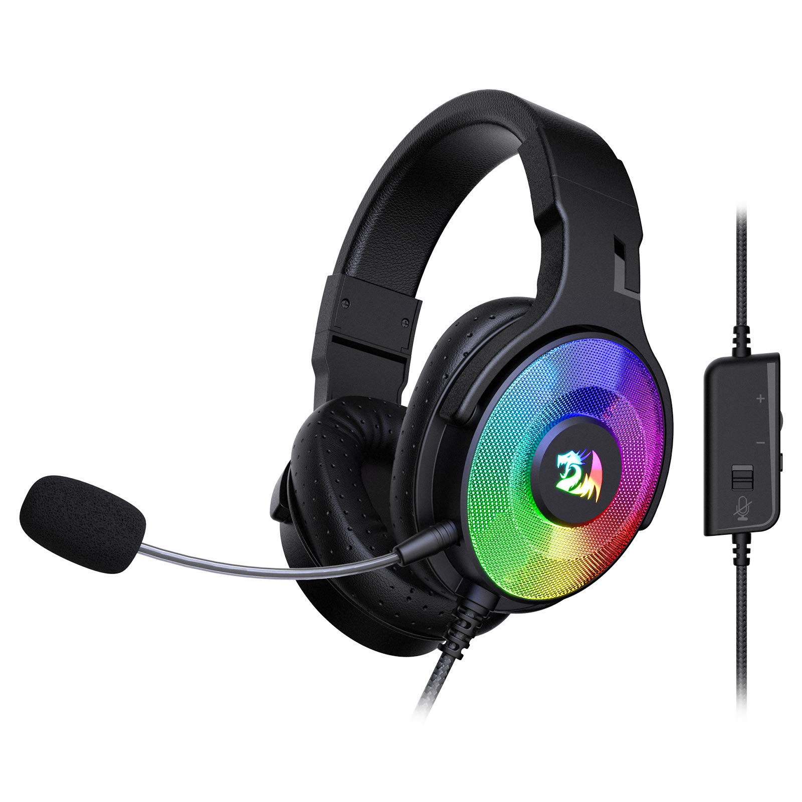 Foto 2 pulgar | Auriculares Para Juegos Redragon H350 Rgb Con Cable Estéreo Con Sonido Envolvente - Venta Internacional.