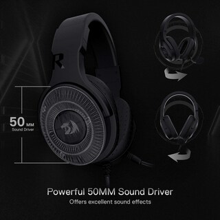 Foto 3 | Auriculares Para Juegos Redragon H350 Rgb Con Cable Estéreo Con Sonido Envolvente - Venta Internacional.