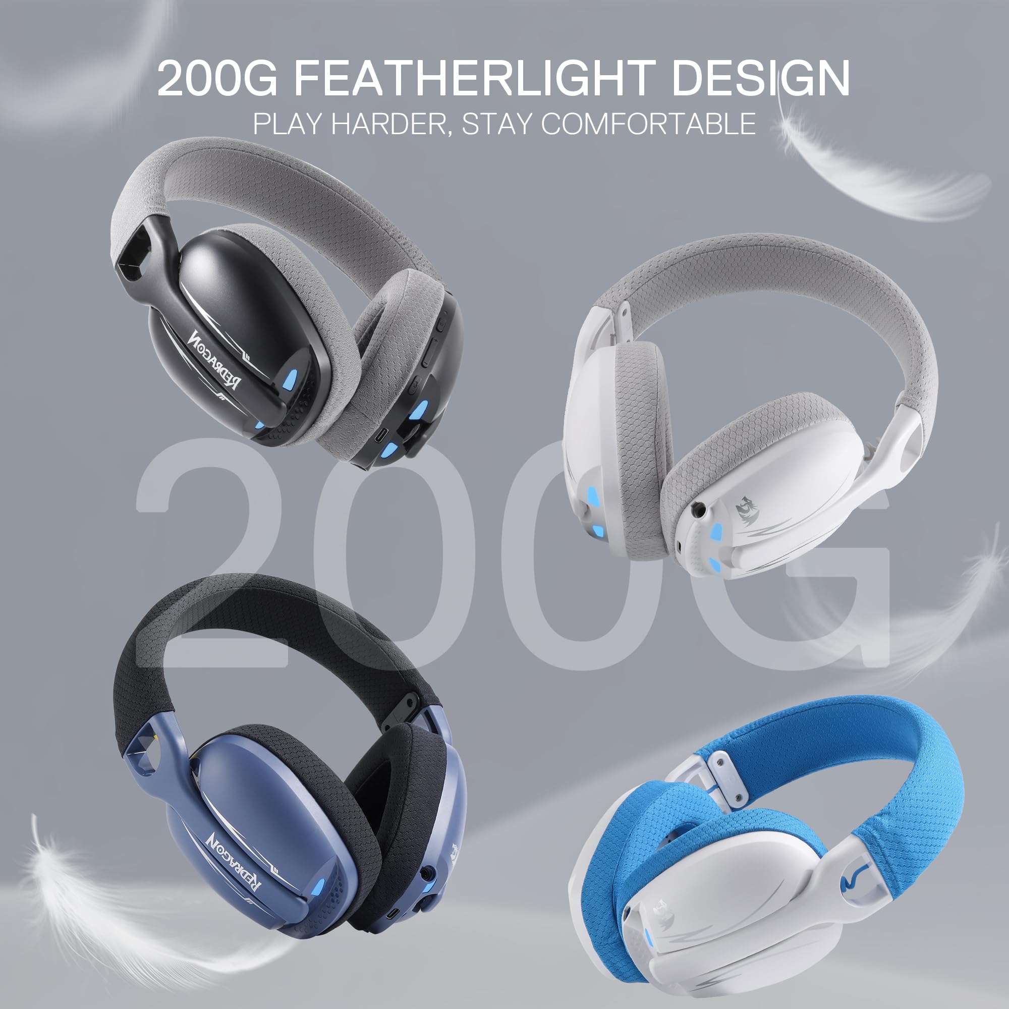 Foto 7 pulgar | Auriculares Para Juegos Redragon H878 Wireless 7.1 Surround Sound - Venta Internacional.