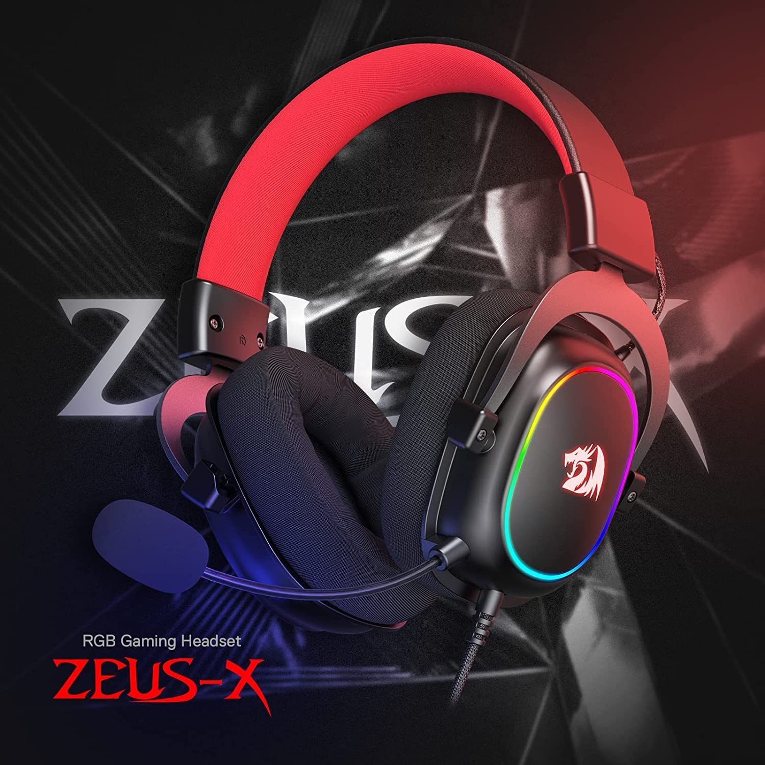 Foto 3 pulgar | Auriculares Para Juegos Redragon H510 Zeus-x Rgb 7.1 Surround Sound - Venta Internacional.