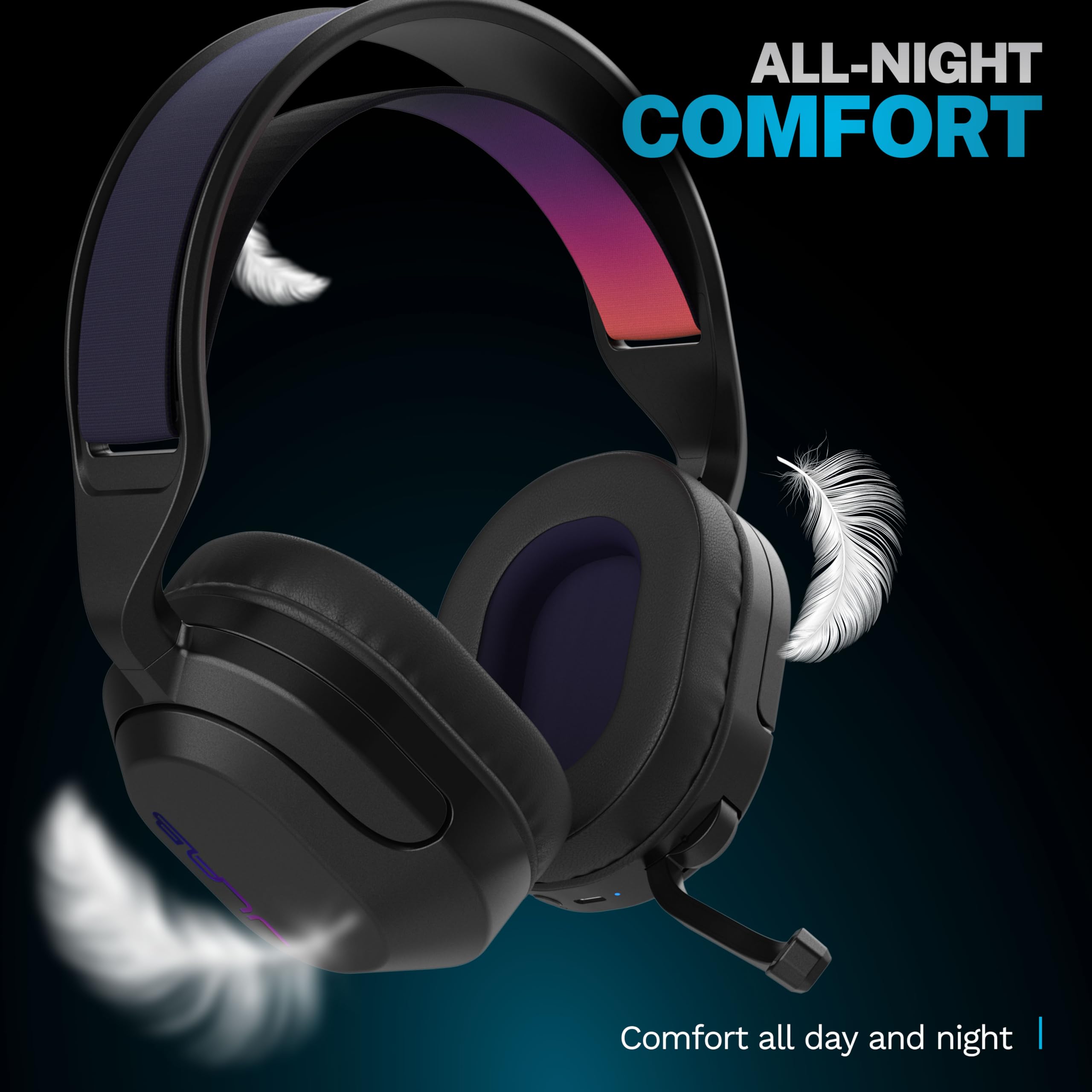 Foto 3 pulgar | Auriculares Para Juegos Jlab Nightfall Inalámbricos Con Controladores De 50 Mm - Venta Internacional.