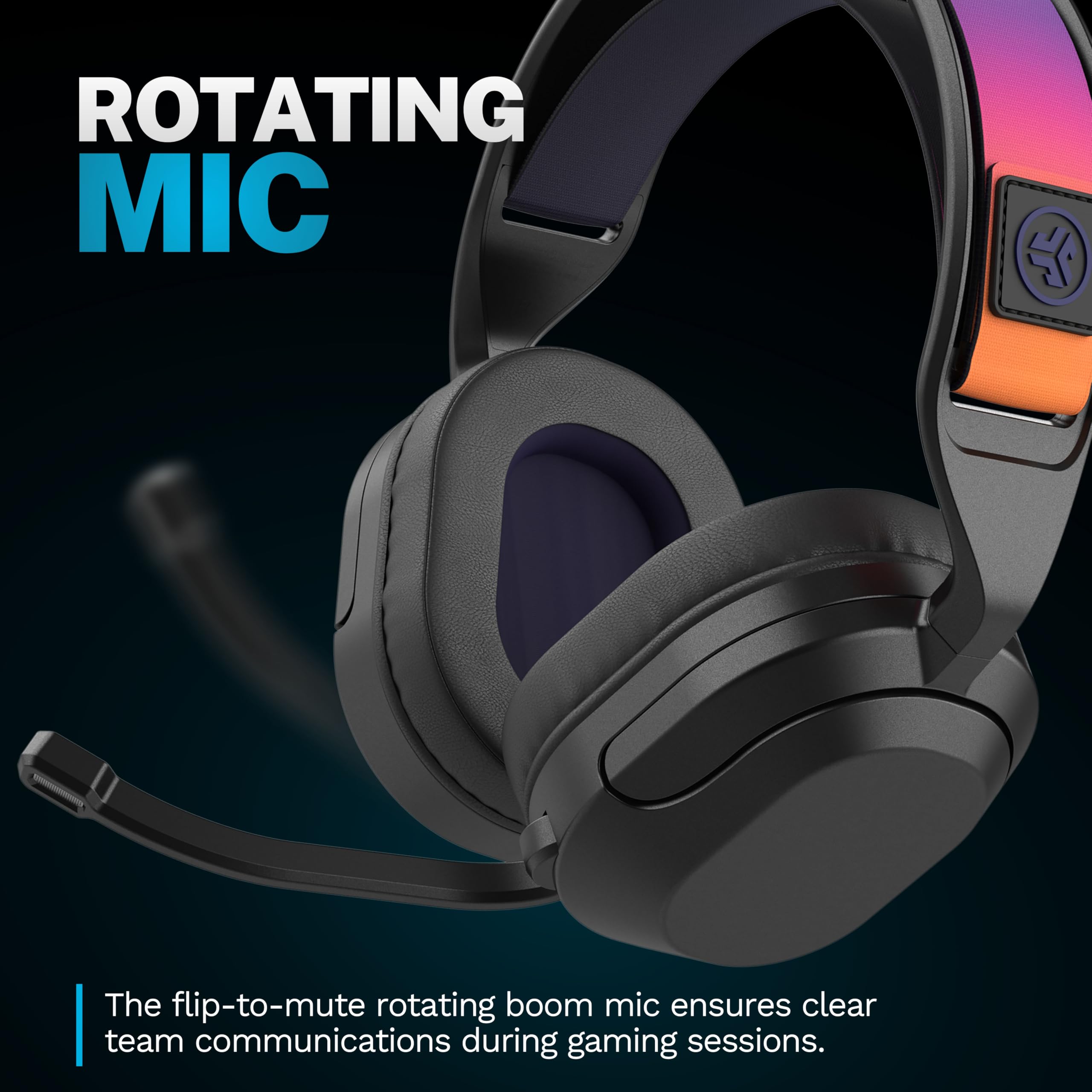 Foto 6 pulgar | Auriculares Para Juegos Jlab Nightfall Inalámbricos Con Controladores De 50 Mm - Venta Internacional.