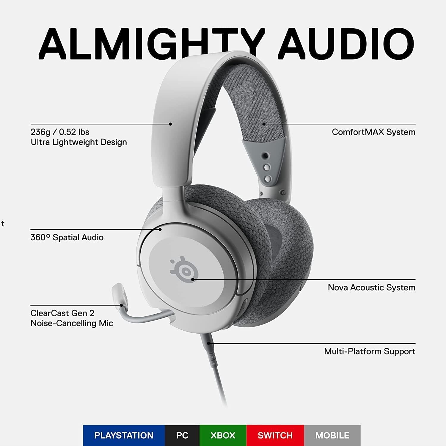 Foto 8 pulgar | Auriculares Steelseries Arctis Nova 1p Ps5 360° Space Sound - Venta Internacional
