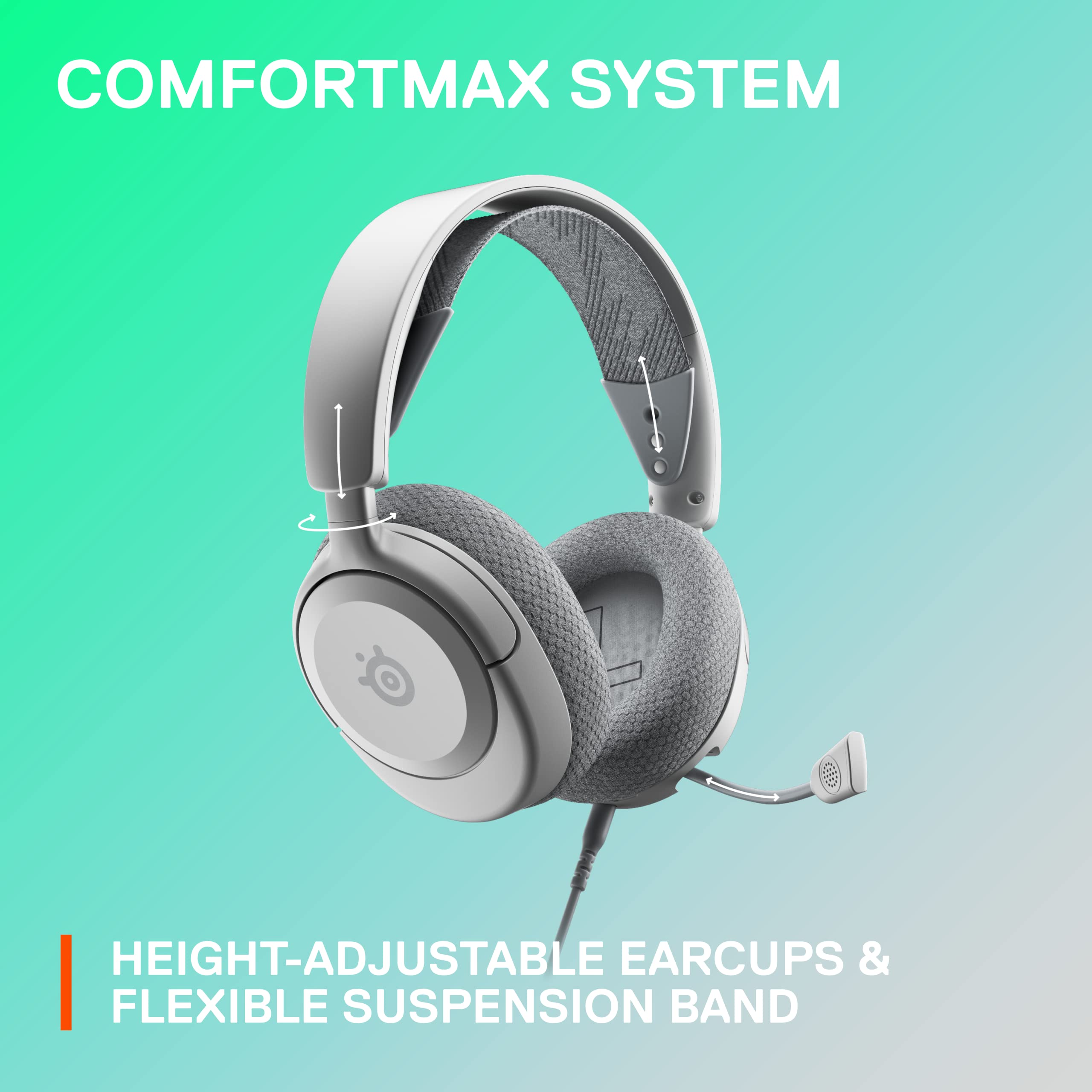 Foto 6 | Auriculares para Juegos Steelseries Arctis Nova 1 Hi-fi 360° Blancos - Venta Internacional