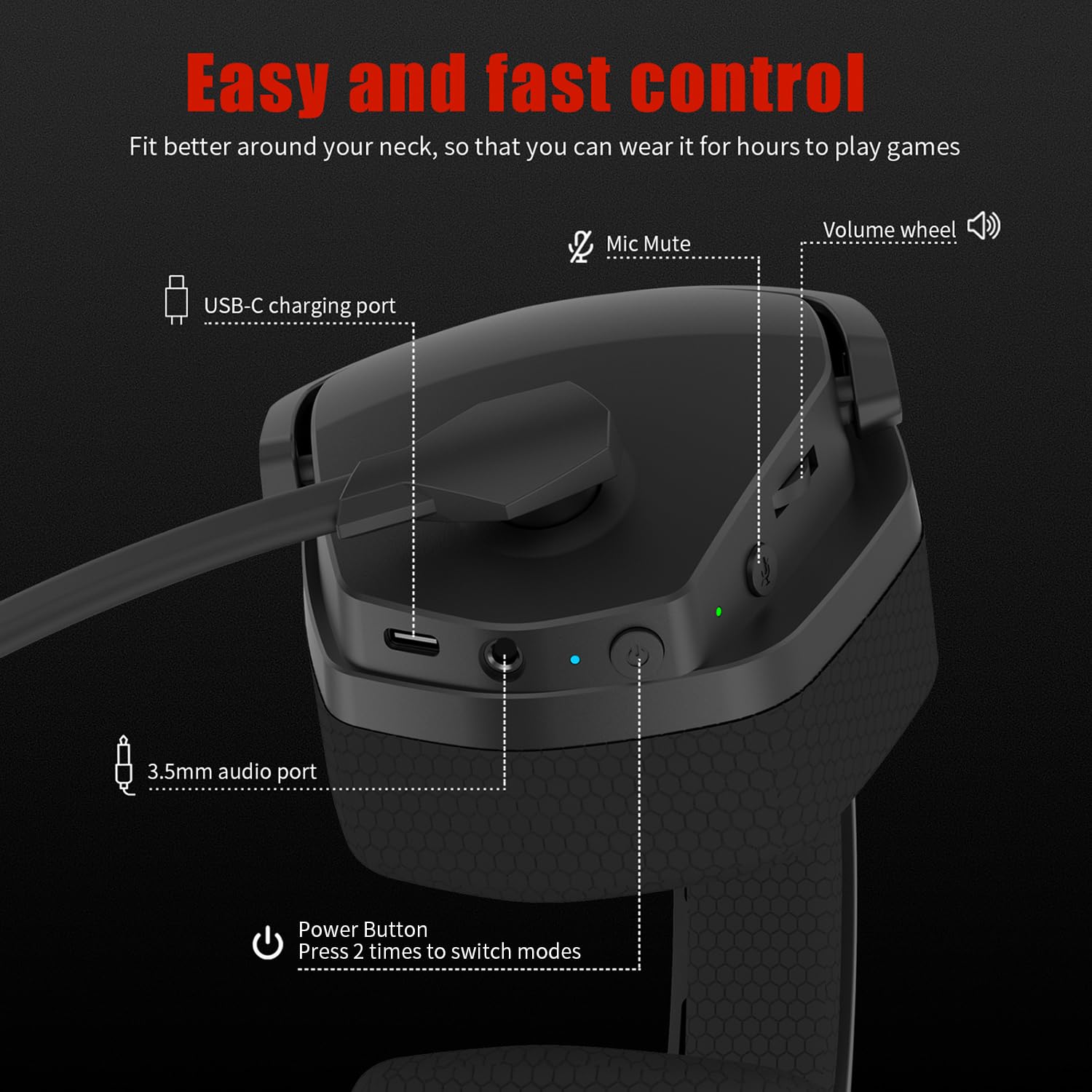 Foto 7 pulgar | Auriculares Inalámbricos Para Juegos Nubwo G06 Dual Con Micrófono Ps5 Ps4 Pc - Venta Internacional.
