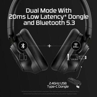 Foto 3 | Auriculares Supraaurales Inalámbricos Hyperx Cloud Mix 2 Negros - Venta Internacional