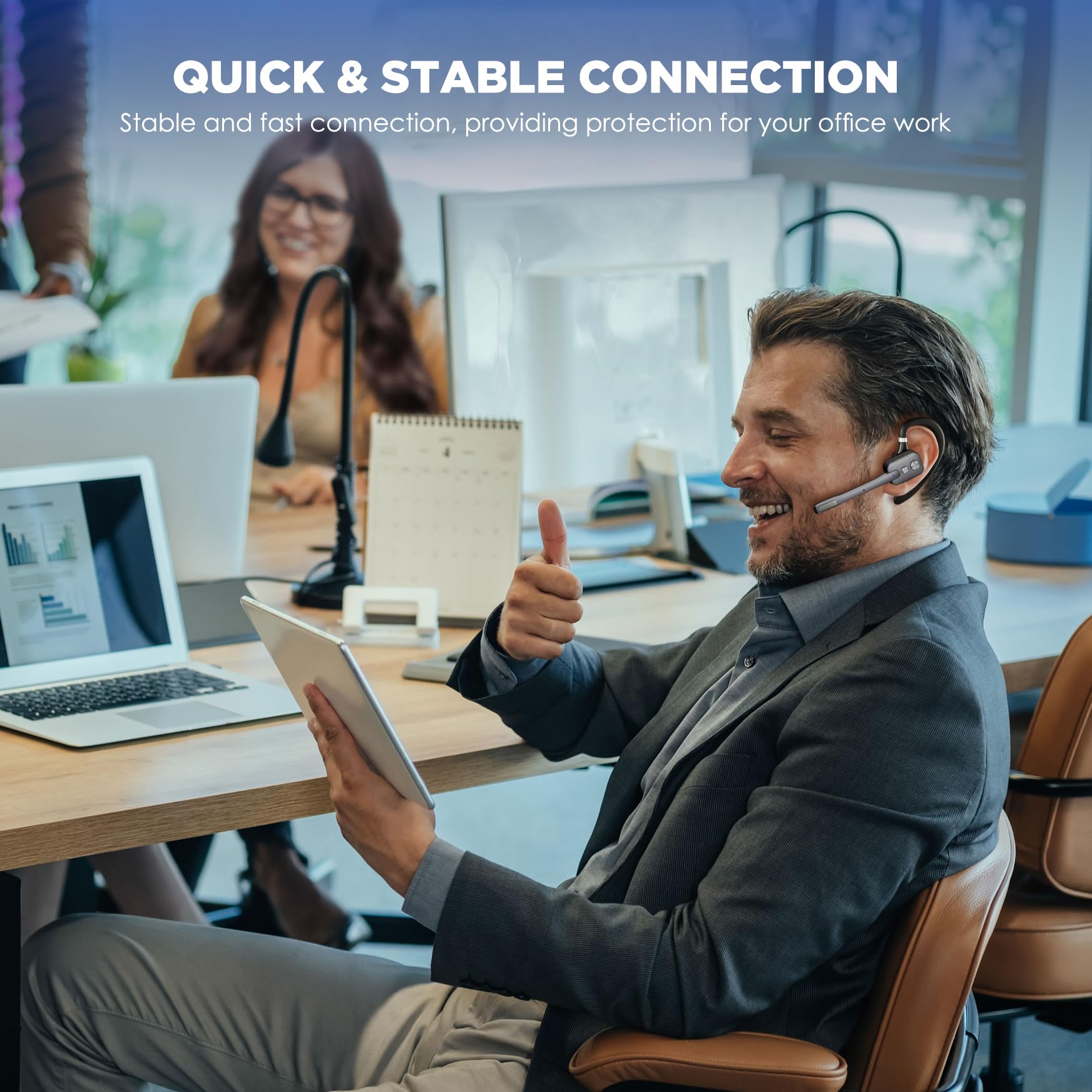 Foto 6 pulgar | Auriculares Inalámbricos Bluetooth Icomtofit Con Cancelación De Ruido - Venta Internacional.