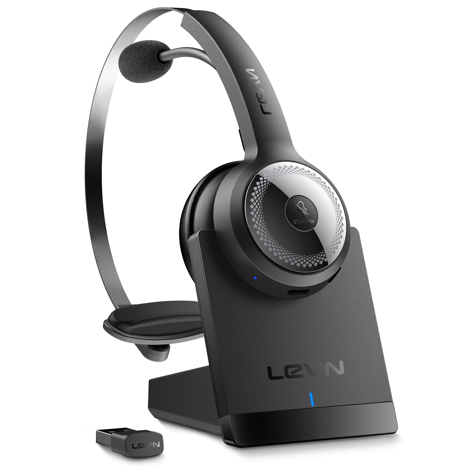 Foto 2 pulgar | Auriculares Inalámbricos Levn Con Micrófono Ai Con Cancelación De Ruido, Color Negro - Venta Internacional.