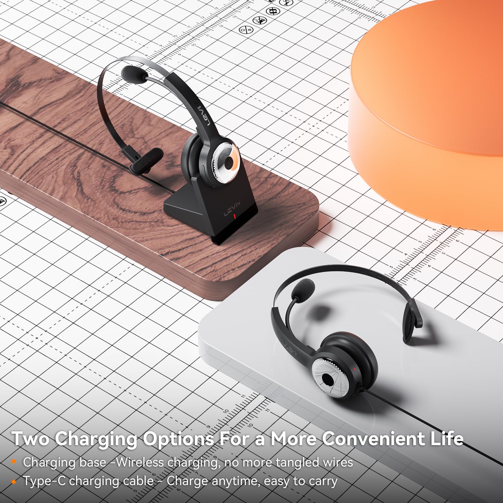 Foto 5 pulgar | Auriculares Inalámbricos Levn Con Micrófono Ai Con Cancelación De Ruido, Color Negro - Venta Internacional.